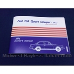 Owners Manual   (Fiat 124 Coupe 1974) - NEW