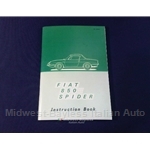 Owners Manual (Fiat 850 Spider 1967 + 1968) - NEW
