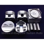 Piston Set 87.0mm SOHC - Forged 10.0 - 11:1 w/Rings (Fiat Bertone X1/9, 128, Yugo) - NEW