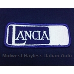 Rectangular "LANCIA" Patch - Blue + Silver inlay Lancia