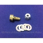 Cable End Screw Assembly 5mm for Choke/Hand Throttle (Fiat to 1978) - OE NOS