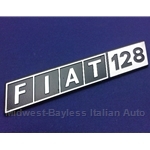 Badge Emblem "Fiat 128" (Fiat 128 1977) - OE NOS