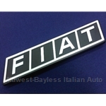 Badge Emblem "Fiat" (Fiat 128 Sedan Wagon 1973-79) - OE