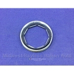 Wheel Bearing Retainer Ring - Front/Rear 45mm HEX (Fiat X1/9 4-Spd, 128, Yugo, Lancia Scorpion Front) - LATE-STYLE
