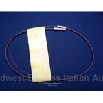 Hood Release Cable - Complete (Fiat 124 Sedan Wagon) - NEW