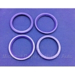 Hub-Centric Centering Ring SET of 4x (adapts 72.0mm --> 58.1mm) - NEW