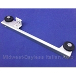Window Glass Lower Pulley Crossrail Left (Fiat Pininfarina 124 Spider 1979-85 + All) - OE NOS