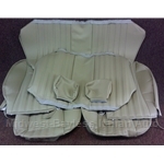 Seat Cover Upholstery - COMPLETE SET Tan / Beige (Fiat 124 Spider 1979-82) - NEW