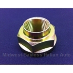 Axle Hub CV Spindle Stake Nut M24x1.50 (36mm Hex) - Front / Rear (Lancia Beta Coupe, Zagato, HPE, Sedan All) - NEW