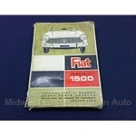 Parts Guide - Chassis (Fiat 1500 Cabriolet through 1964) - U8