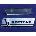 Side Vent Badge Left / Right - BERTONE "b" (Bertone X1/9 1983-88) - OE