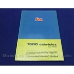 Parts Guide - Body (Fiat 1500 Cabriolet 118K / OSCA 1965-66) - OE NOS