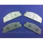 Brake Pad Set - Rear Semi-Metallic (Fiat 124, X1/9, Lancia Scorpion) - NEW
