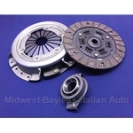 Clutch KIT Cover + Disc + Release Bearing - Tall Style (Fiat X1/9, 128  through 08/1974 - 4-Spd, Yugo All) - NEW