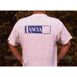  LANCIA Back Logo T-Shirt White 