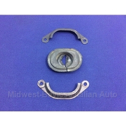 Body Plug Wire Loom Rubber Grommet w/Brackets (Fiat Bertone X1/9 All) - U8