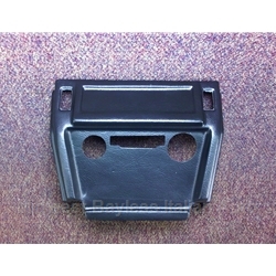 Console Center Upper Black Cover / Cap (Fiat 124 Spider 1980-82) - NEW