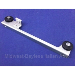 Window Glass Lower Pulley Crossrail Left (Fiat Pininfarina 124 Spider 1979-85 + All) - OE NOS
