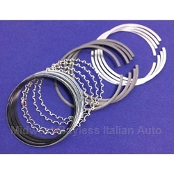 Piston Rings 87.4mm SOHC Chrome (Fiat Bertone X1/9, 128, Yugo) - NEW