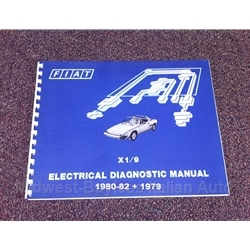  Electrical Diagnosis Guide (Fiat X1/9 1980-82 + 1979) - OE