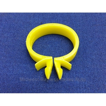 Nylon Clip - Wire Loom / Wiring Harness Clip - 22mm Yellow - NEW