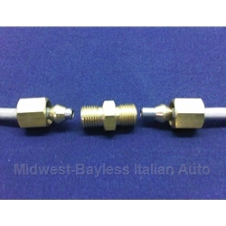 Brake Pipe 5mm - Compression Union (Fiat Lancia All) - NEW