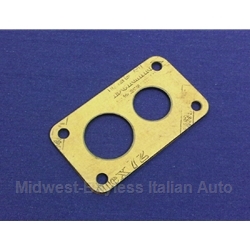 Carburetor Base Plate Insulator Spacer w/Gaskets 5mm - Weber 28/36 DHSA, ADHA with Dual Plane Manifold (Fiat 124 Spider Coupe  1971-73 + 1979-80) - OE NOS