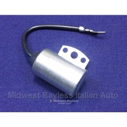 Distributor Ignition Condenser (Fiat 124, Lancia w/S144B S144C Single Point Dist.) - NEW
