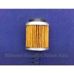Glass Bowl Fuel Filter (Fiat 124,131, Lancia Beta, Ferrari Dino, Other) - NEW