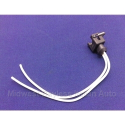 Fuel Injection Harness Connector 2-Wire PLUG (Fiat 124, X1/9, 131, Lancia) - NEW