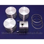 Piston Set 84.4mm DOHC - 1800 Style (Fiat 124, 131, Lancia 1.8L/2.0L) - NEW