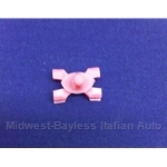 Nylon Trim Clip Molding Clip - 22mmx16mm x5mm (Fiat 128 1977-79, 131 / Brava + Lancia Beta) - OE NOS