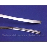 Windshield Stainless Trim Lower Left (Fiat Pininfarina 124 Spider All) - U8