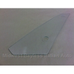 Wing Window Quarter Window Glass Left - HOLE / CLEAR /  EURO (Fiat Bertone X1/9 1985-88 + All) - OE