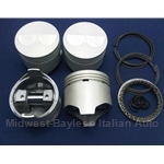 Piston Set 87.0mm SOHC (Fiat Bertone X1/9, 128, Yugo All) - NEW