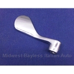 Door Handle Interior Left - Chromed Metal (Fiat X1/9 1973-74) - U8