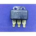 Relay Horn "FIAMM" 3 Prong (Fiat, Lancia, Other Italian) - OE NOS