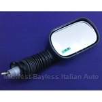 Side View Mirror - Through-Glass - Right (Pininfarina 124 Spider 1983-85) - OE NOS