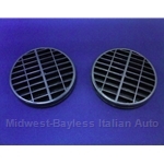 Dash Vent Defrost Grille SET (Fiat Pininfarina 124 Spider 1979-85) - OE NOS