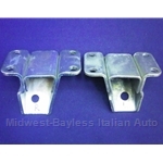 Motor Mount Bracket PAIR - Left + Right (Fiat Pininfarina 124 Spider 1979-85 2.0L) - OE/RENEWED