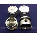 Piston Set 85.0mm DOHC - 2000 Style (Fiat Pininfarina 124, 131, Lancia 1.8L/2.0L) - OE