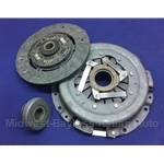 Clutch KIT Cover + Disc + Bearing 200mm (Fiat 124 Spider, Coupe, Sedan, Wagon All w/1438cc) - Original Thrust-Pad Style - NEW