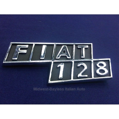 Fiat 128 Badge Emblem Fiat 128(Fiat 128 1969-72) - OE NOS