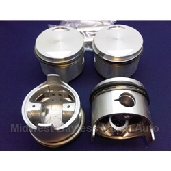 Piston Set 84.6mm DOHC - 1800 Style (Fiat 124, 131, Lancia 1.8L/2.0L) - OE