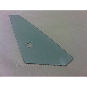 Wing Window Quarter Window Glass Right - HOLE / TINTED / North America (Fiat Bertone X1/9 1985-88 + All) - OE