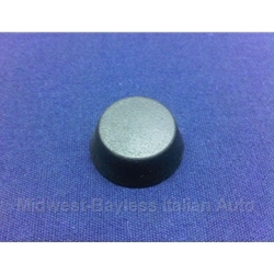 Seat Belt Bolt Cap Black (Fiat / Lancia All) - OE NOS