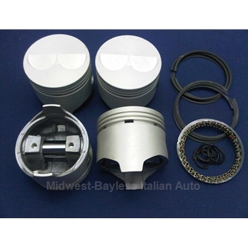  Piston Set 87.0mm SOHC (Fiat Bertone X1/9, 128, Yugo All) - NEW