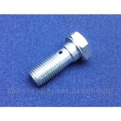   Brake Banjo Bolt 3/8-24 x 24mm (Fiat Pininfarina 124, X1/9 1979-88, 128, 850, 131, Lancia FRONT) - NEW