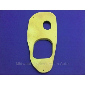 Transmission Shifter Tunnel Metal Plate Foam Seal (Fiat Pininfarina 124 Spider 1979-On w/5-Spd Manual Trans) - OE