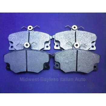 Brake Pad Set - Front Semi-Metallic (Pininfarina 124 Spider 1985.5 + VOLUMEX, UNO Turbo, Lancia Delta) - NEW